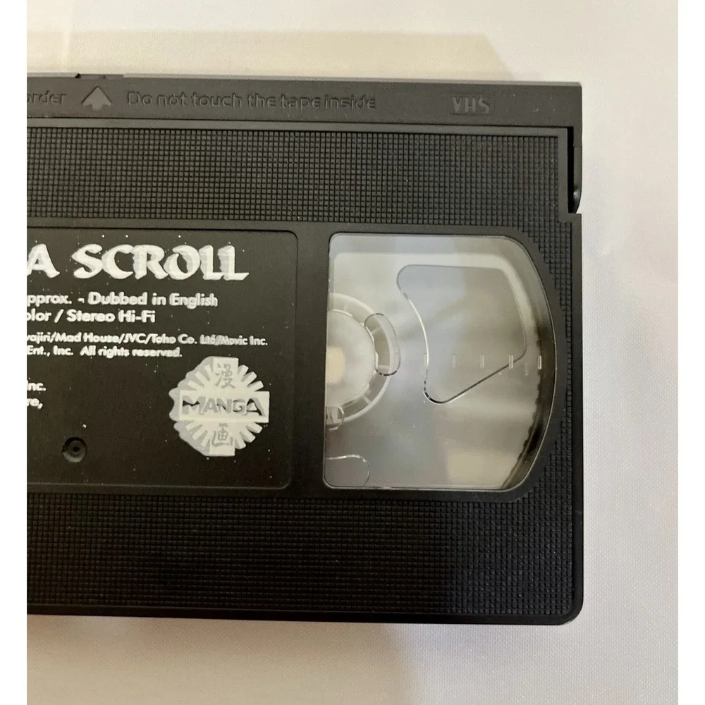 Ninja Scroll - VHS - 1995 - Original Japanese Anime Manga Video Tested & Works